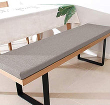 Cuscino per panca da esterno, imbottitura in schiuma, 80 x 30 cm, comodo e resistente, cuscino di ricambio per panca da giardino o altalena, 2 3 4 posti