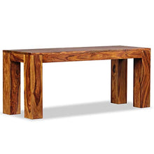 vidaXL Panca in Legno Massello di Sheesham 110x35x45 cm
