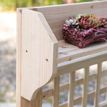 Banco da Lavoro per Giardinaggio 100x45x140 cm in Legno Naturale