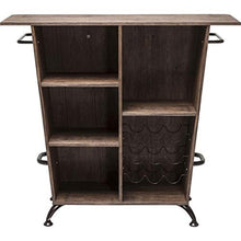 Kare Design - Mobile Bar Lady Rock, Noce