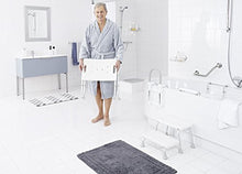 Ridder A0050301 - Sgabello pieghevole da bagno, colore: Bianco