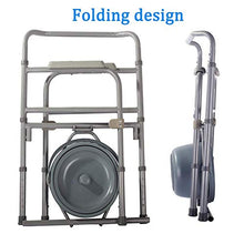 Z-SEAT Comodino Sedia Comodino Comodino con Altezza Regolabile per Adulti, sopra Toilette e Comodino Comodino, Viene Fornito con Paraspruzzi/Secchio/Coperchio