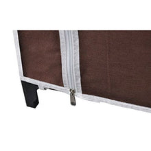 Shengtaieushop Armadio Tessuto Marrone Panno Cabinet