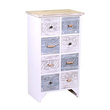 Vacchetti Santorini Mobiletto, Legno, Azzurro, Grande