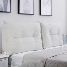 SUYUHENG-Shade Sails Cuscini Testiera Letto, Testiera con Cuscini Cuneo, Schienale Lettura Supporto Lombare, Testata Letto Cuscino con Rimovibile Lavabile Copertina per Divano Letto, 180x60cm