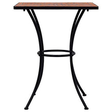 OUSEE Set Bistrò 3 pz con Mosaico in Ceramica Terracotta