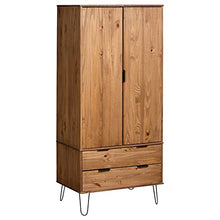 Armadio New York Range in legno massello di pino chiaro