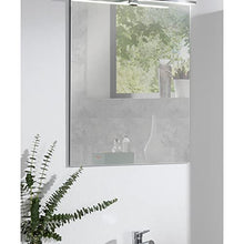 Fackelmann – Set di mobili da Bagno B. Clever 2 Pezzi 60 cm Esche con mobiletto da Bagno con lavabo in Marmo e Specchio Element