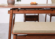 Cuscino per panca da giardino a 2/3 posti, imbottitura spessa per panca da giardino, antiscivolo, per patio, cucina, interni ed esterni (beige, 120 x 30 cm)