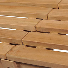 vidaXL Legno Massello di Teak Panca da Esterno Rustica Panchina da Giardino