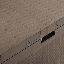 vidaXL Baule da Giardino Marrone 114x47x60 cm