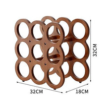 Display decorativo Desktop Scaffale per stoccaggio per stoccaggio, impianto di bottiglia di vino piatta semplice, elegante robusto e resistente collocamento di scaffali in legno ( Size : 32×52×18cm )