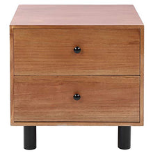 EBTOOLS - Comodino da notte con 2 cassetti, estremità del divano, tavolo da notte, camera da letto, armadio da comodino, mobile da comodino, 45 x 38 x 47 cm