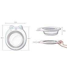 Bacino Pieghevole Forma Unica, lavabo per Bambini, Facile distinguere i Colori e Utilizzare, Appendere Lo stoccaggio