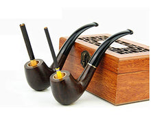 Pipa per tabacco, pipa per fumo in legno a tre usi, con accessori per sigarette, per Father Smoker, A1