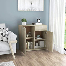Sideboard Sonoma-Eiche 80 x 36 x 75 cm Spanplatte