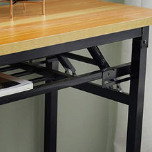 Tavolo Pieghevole Da Esterno Tavolo multifunzione da ufficio Pieghevole moderno Simbolo di studio Simbolo di studio in stile industriale Stile PC Stile PC per l'ufficio, nessuna assemblea richiesta Pe