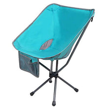 Sedia Campeggio Portatile, Tasca Frontale Pieghevole compatta e Leggera con Borsa Stoffa, capacità 100 kg, Esterno, Interno