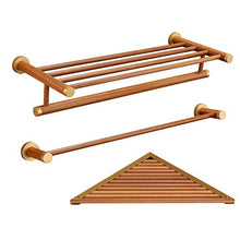 WHSS. Mensola for Bagno Marrone Portasciugamani da Bagno con Ciondolo Bagno Doppio