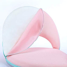 SMC Camera da Letto Singola Piccola Poltrona Sedia Semplice da Balcone Soggiorno Pieghevole Sedia (Color : Pink)