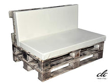 clc Divano divanetto 2 posti in Pallet EPAL per Esterno e Giardino -Made in Italy- Country, 120x80x78