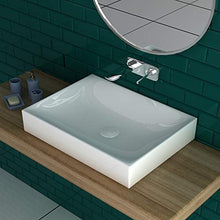 bad1a - Lavabo da Bagno in Ceramica, Bianco