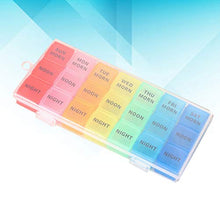 DOITOOL - Contenitore per pillole, 21 giorni, colorato, per pillole, pillole, medicinali, per olio di pesce, pillole, vitamine, farmaci da prescrizione