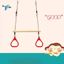 HYISHION for Bambini Anelli Fitness plastica Catena Orizzontale Oscillazione Coperta Trapeze e Ginnastica Combo SKYJIE