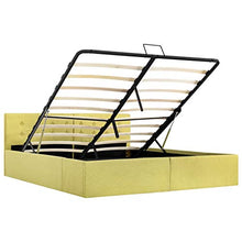 SKM Giroletto Idraulico e Contenitore Lime Giallo Tessuto 160x200cm