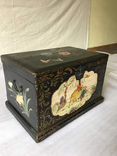 Cassapanca cinese cinese Tibet medievale, cassettiera medievale, larghezza 80 cm, altezza 60 cm