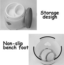 Mobili per la casa e giardino Poggiapiedi rotondo / Panca per bambini in plastica antigraffio / Sgabello per scarpe modificabile / Sgabelli per tavolini domestici antiscivolo-26.5x21.5cm Ottomani da c
