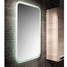 Fackelmann – Set di mobili da Bagno Como Ospiti WC 3 Pezzi 45 cm Bianco con mobiletto da Bagno & Ceramica Bacino & LED Specchio Element