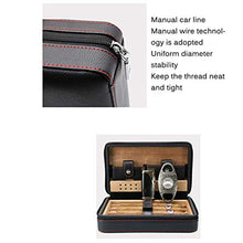 ADSE Humidor Cigar Box Travel Cigar Case Leather Cedar Wood Cigar Humidor Box Humidifier Cutter Set Accessori