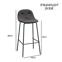 Sgabelli da bar for le cucine, Iron Bar Sedia, Bar Stool, sgabello alto caffè sedia for Kitchen Restaurant Bistro Bar Stool 8.12 1yess