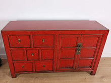 Yajutang Cassettiera antica credenza 2 ante 5 cassetti