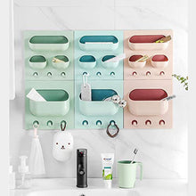 Dravem - Mensola da parete per cucina e bagno, colore puro, 1 foro