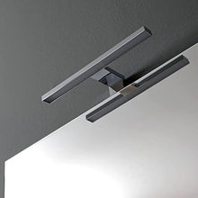 Kiamami Valentina MOBILE BAGNO SOSPESO 80CM GRIGIO CHIARO CON LAVABO NERO OPACO | BERLIN
