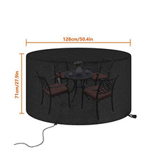 litulituhallo - Copertura per mobili da giardino, impermeabile, antivento, in tessuto pesante