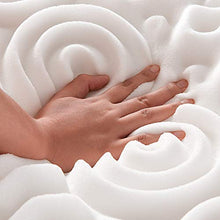 NOFFA memory foam topper coprimaterasso - Design ergonomico | Temperatura del sonno equilibrata 90 x 200 x 4 cm