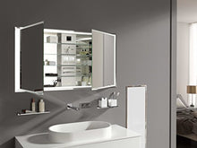 Emco asis - Armadietto con specchio a LED, 1315 mm, senza radio, cambia colore
