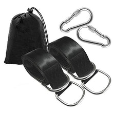 Camisin - Cinghia larga per dondolo e amaca con cinghia di collegamento multiuso, 2 cinghie per altalena, 2 moschettoni con chiusura a vite