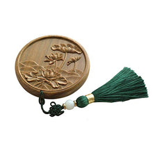 dhcsf Portable Vanity Specchio Vanity Specchio Portatile Verde Sandalo Sandalo Specchio Portafoglio Classico Elegante Piccolo Specchio Specchio Spogliatoio