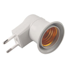 SaySure - Plug Adapter Converter W/ON off Button New E27 LED Light Male Socket to EU Type