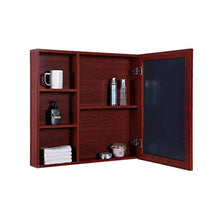 Set di Mobili da Bagno Combinazione di armadietto per armadietto a Muro per vanità a Muro di Alluminio Cabinet Set con Specchio (Color : Red, Size : 47x60x44cm)