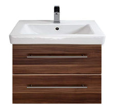 Mobile bagno con lavabo Villeroy & Boch Subway 2.0 60cm noce