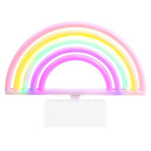 Mobestech - Lampada decorativa da comodino per cameretta dei bambini, 1 pezzo, motivo: arcobaleno