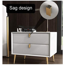 RKRZLB Comodino Camera da Letto Cassettiera Moderno con 2 Cassetti 17.7x15.7x19.7inch Cassettiere Cameretta (Color : Black, Size : 40x40x50cm)