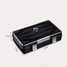 SMEJS Cigar Separatore - Un Portatile Cigar Humidor Valigia con Un igrometro e umidificatore