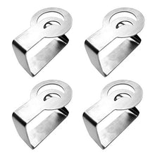 EVENN 4PCS Supporto per tovaglia ispessito forte panno clip copertura tavolo morsetti luna