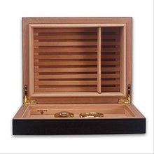 Vassoio di Cenere di Sigaro Cigar Humidor Cedar Legno Cigar Box igrometro umidificatore di sigari Organizzatore Circa 30 Sigari